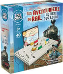 Logiquest | Les Aventuriers du Rail : Le défi des locos | Jeu de société | À partir de 8 ans | 1 joueur