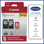 Canon PG540 Black CL541 Colour Value Pack Ink Cartridges for Pixma MG3250
