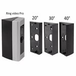 Angle Adjustment Adapter Mounting Plate Bracket Wedge Kit for Ring Doorbell PRO