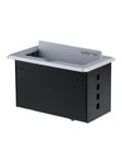 Conference Table Connectivity Box For A/V - HDMI / VGA / DisplayPort Inputs - HDMI Output - 4K - mounting plate