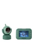 Babymoov YOO Twist 3.5" Pan and Tilt Remote Baby Monitor with Night Camera, Green