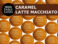 100 X Dolce Gusto Latte Macchiato Caramel Pods, 100 Capsules 50 Servings Sold Lo