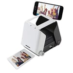 KiiPix Portable Photo Printer | Instant Compact Printer For iPhone and Android | Print Instax Photos Directly From Your Smartphone - Jet Black