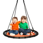 Children Tree Swing Set 100cm Giant Round Nest Swings Adjustable Hanging Ropes