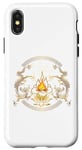 Coque pour iPhone X/XS Impression dragon chinois couleur or 24