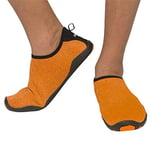 Cressi Unisex Adult Black Aqua Socks Lombok Water Shoes - Orange, UK 4/ EU 36