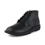 Kickers Men's Kick Hi Padded Leather Shoes, Black, 11 UK