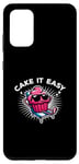 Coque pour Galaxy S20+ Cake It Easy Cute Cupcake Pun Vacay Mode Vacances d'été