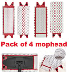 4 x For Vileda 1-2 Spray Mop Replacement Refill Mop Head Microfibre Mop Pads