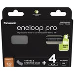 Panasonic eneloop pro HR03 +Box Laddbart batteri AAA