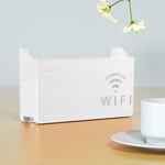 Trådlös Wifi Router Hylla Förvaringslåda Väggmonterad ABS Organiserare White