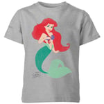 T-Shirt Enfant Disney Princesse Ariel La Petite Sirène - Gris - 7-8 ans