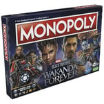 Black Panther Marvel Studios Monopoly: Wakanda Forever Edition Board Game Kids