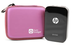 DURAGADGET Pink EVA Case with Soft Lining - Compatible with HP Sprocket Printer | HP Sprocket 2-in-1 Portable Photo Printer & Instant Camera | HP Sprocket 200 (2nd Generation) & Polaroid ZIP