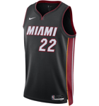 Nike Men's Dri-fit Nba Swingman Jersey Miami Heat Icon Edition 2022/23 Urheilu BLACK