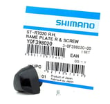 Shimano 105 ST-R7020/R7025 GRX RX400 STI Lever Name Plate w/Screw Right Hand