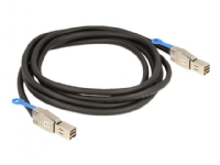 Delock - SAS ekstern kabel - SAS 12Gbit/s - 36-pins 4x skjermet Mini MultiLane (hann) til 36-pins 4x skjermet Mini MultiLane (hann) - 3 m