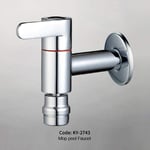 Faucet Bibcocks Tap For Outdoor Garden Chrome Brass Wall Mount Bathroom Washing Machine Faucet Bath Toilet Mop Pool Small Taps-2752