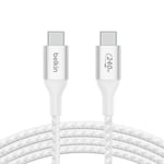 Belkin BOOST CHARGE 240W USB-C to USB-C Cable 2m White