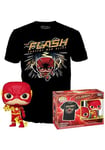 Funko Pop! & Tee: DC - The Flash - Extra Large - (XL) - DC Comics - T-Shirt - Vêtements avec Une Figurine en Vinyle à Collectionner - Idée de Cadeau - Jouets et Top à Manches Courtes pour Les Adultes