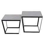 Nordic Furniture Group Troya sidobord/satsbord svart/vit