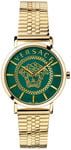 Versace VEK400921 Essential Grøn/Gul guldtonet stål Ø36 mm