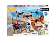 Nathan - Puzzle Enfant - 100 pièces - Les aventures d'Idéfix - Fille ou garçon dès 6 ans - Puzzle de qualité supérieure - Carton épais et résistant - Action & Aventure - 86143