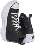 Converse A04183C Run Star Hike Forest Glam Black White Leather UK 3 - 12