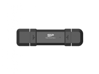 SILICON POWER DS72 250GB USB-A USB-C 1050/850 MB/s Black external SSD drive