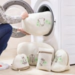 1pcs Mesh Laundry Wash Bag Bra Socks Underwear Clothes W 5-piece Set