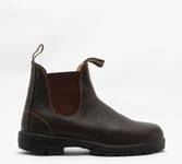 Blundstone 550 Mens Premium Leather Slip On Dealer Chelsea Boots Walnut Brown