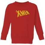 X-Men Retro Logo Kids' Sweatshirt - Red - 11-12 ans