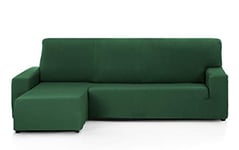 Martina Home Tunez Housse de canapé d'angle avec Design Moderne, Tissu, Vert Bouteille, accoudoir Gauche Court