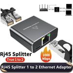 PC RJ45 Splitter Laptop Internet Network Cable Extender
