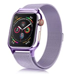Apple Watch Series 4 40mm milanese stainless steel watch band - Light Purple