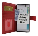 billigamobilskydd.se New Standcase Wallet Samsung Galaxy Note 20 Ultra 5G (N986B/DS) (Röd)