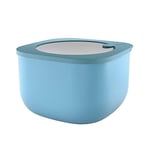 Guzzini - Kitchen Active Design, STORE&MORE, Grand récipient hermétique pour réfrigérateur/congélateur/micro-ondes (L) - Bleu clair, 19,5 x 19,5 x h12,3 cm | 2800 cc - 170705189