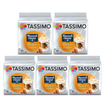 Tassimo Coffee Pods Maxwell House Caramel Latte 5 x 16 Drinks Total 40 Drinks