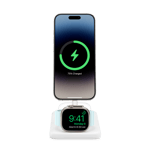 Twelve South HiRise 3 Deluxe trådlöst 3-i-1-laddningsställ – vit