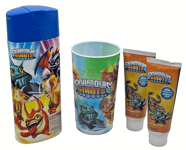 Skylanders Giants Bubble Bath, BPA free Cup/Tumbler, 2 x Bubblegum Toothpaste