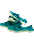 1 kg Damla Gummy Sharks - Pose med Vingummi og Skumgodteri Formet som Haier