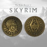 Elder Scrolls V: Skyrim Limited Edition Embossed Gold Coin Individually Numbered
