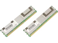 Coreparts Mmkn125-08Gb, 8 Gb, 2 X 4 Gb, Ddr2, 667 Mhz, Grön
