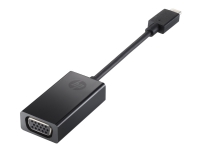 HP - Extern videoadapter - USB-C - D-Sub - svart - för ProBook 450 G8, 45X G9, 630 G8, 635, 640 G5, 640 G8, 64X G4, 650 G4, 650 G5, 650 G8