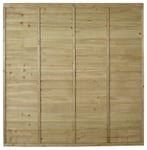 Forest Garden 6ft Overlap Fence Panel - Pack of 5