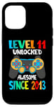 iPhone 14 Pro Level 11 Unlocked Awesome Since 2013-11th Birthday Gamer Case