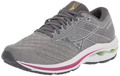Mizuno Women's Wave Inspire 18 Running Shoe Sneaker, Ultimate Grey/Silver, 5.5 UK