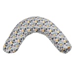 BÉABA - Big Flopsy™ - Coussin de grossesse et d'allaitement - Fleur de coton® - 180 cm - Jungle