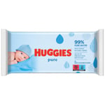 Huggies Pure Baby Wipes - 56 Wipes . 1 package