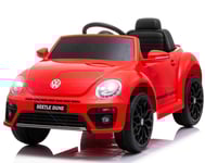 VW Beetle Dune elbil till barn 12v m/Gummihjul, 2.4G Remote, 12V7AH